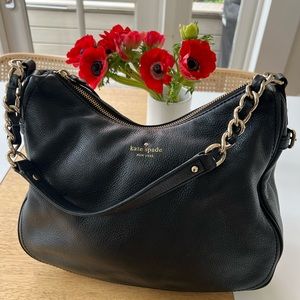 Kate Spade Black Leather Shoulder Purse